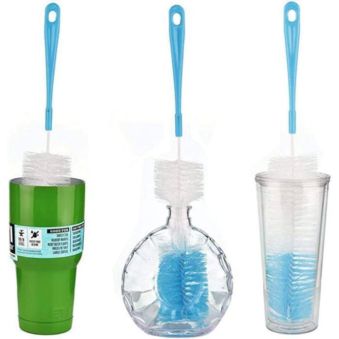 Brosse de nettoyage de biberons pour enfants, brosse multifonctions (couleur aléatoire)