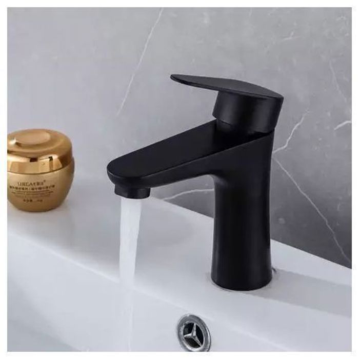 Mitigeur Lavabo Robinet Salle De Bain Noir
