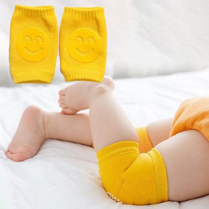 Genouillères de protection pour bébé nouveau-né rampant anti-dérapant, 1 paire