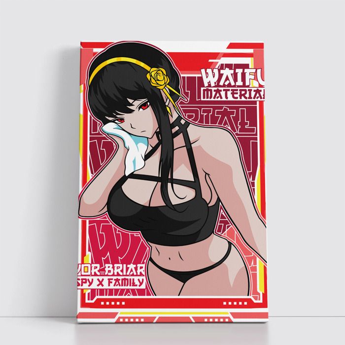 Tableau decoratif sur Toile 25x40 cm Anime attack on titan - one piece - Naruto - death note - Jujutsu Kaisen - Spy x Family 1364