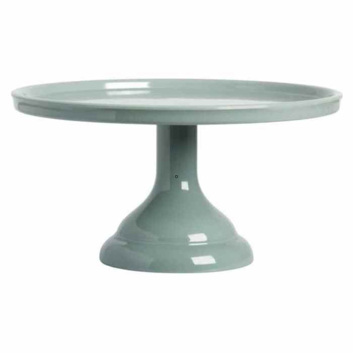 Plateau à gâteaux vert sauge - petit modèle