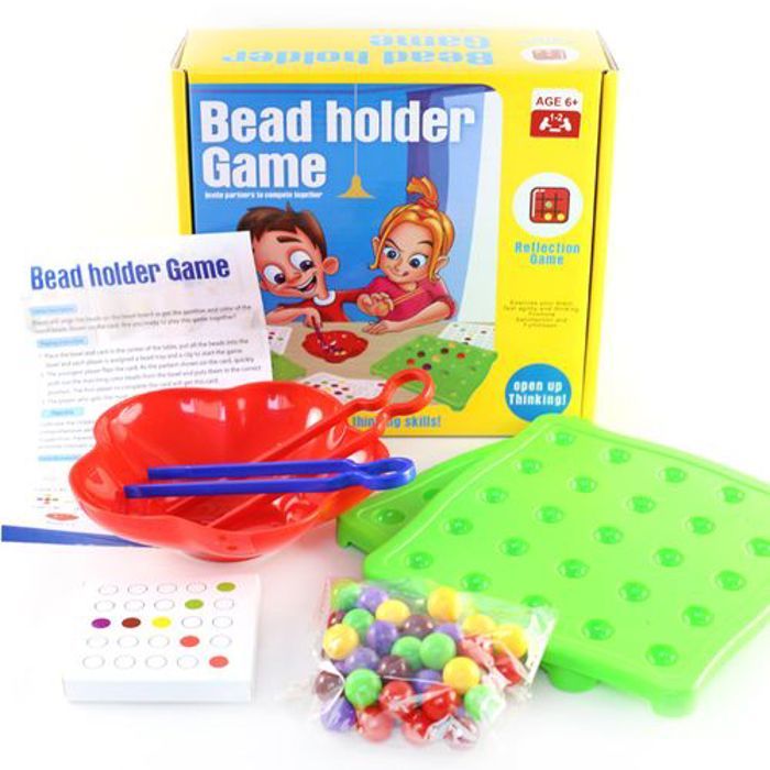Jeu de société - BEAD HOLDER GAME - Développe le sens de réflexion - Agilité - Jeu populaire