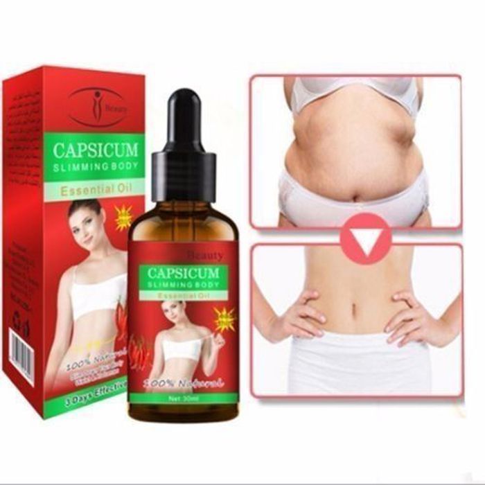 Huile de corps amincissante - AICHUN BEAUTY - Capsicum - 100% naturel - Réduit la graisse - Effet rapide