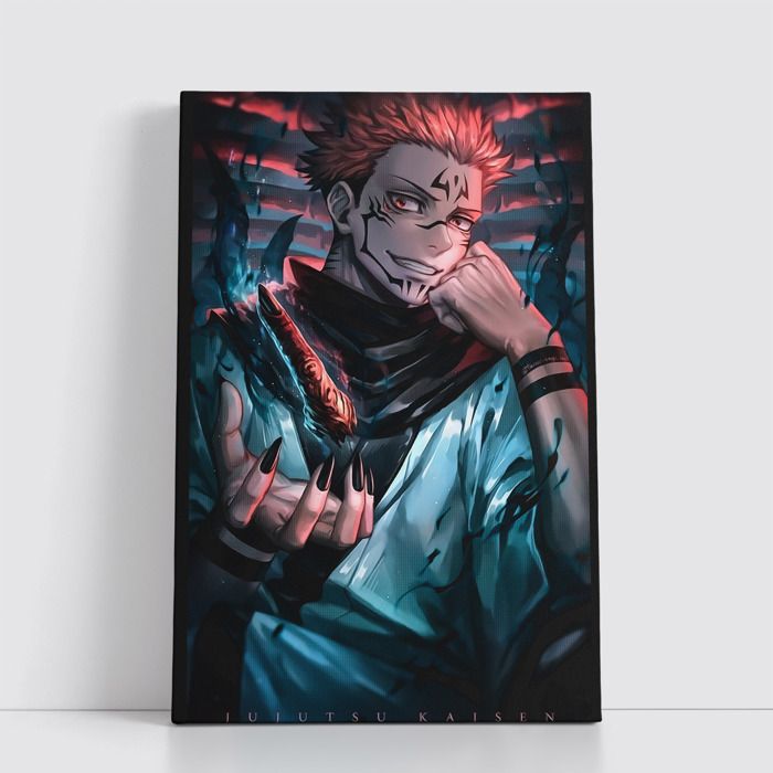 Tableau decoratif sur Toile 25x40 cm Anime attack on titan - one piece - Naruto - death note - Jujutsu Kaisen - Spy x Family 1239