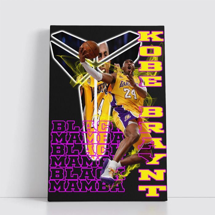 Tableau NBA sur Toile – Affiche Murale 25x40 cm avec Équipes et Joueurs Légendaires du Basket 67