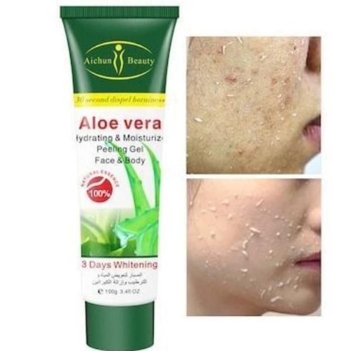 Crème Exfoliante Hydratante et Hydratante Aloe Vera