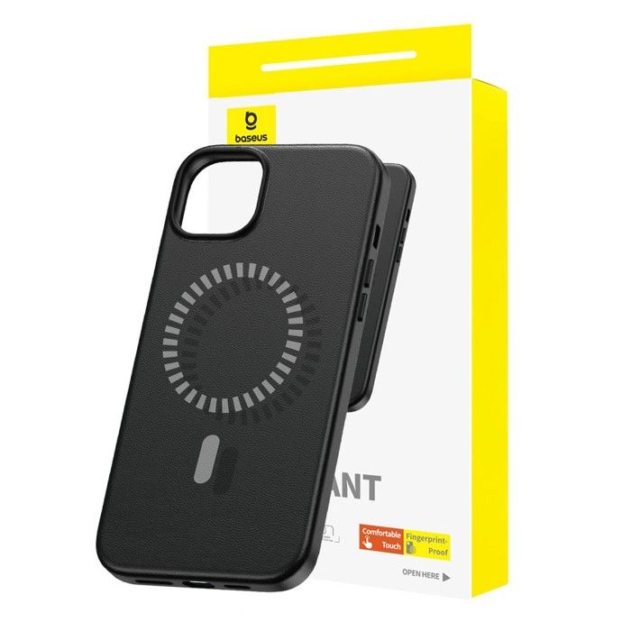 Coque Magnetique pour Iphone 13 Pro marque Baseus Black