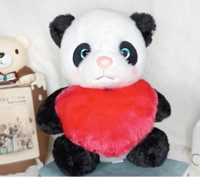 Peluche - GENERIC - Panda - 20 cm - Noir et Blanc - Pour enfants à partir de 5 ans