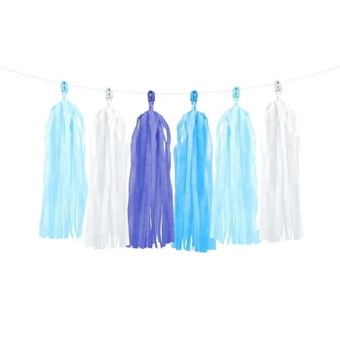 Guirlande - Pimp My Day - Tassel - Bleu mix - Enfant - Anniversaire