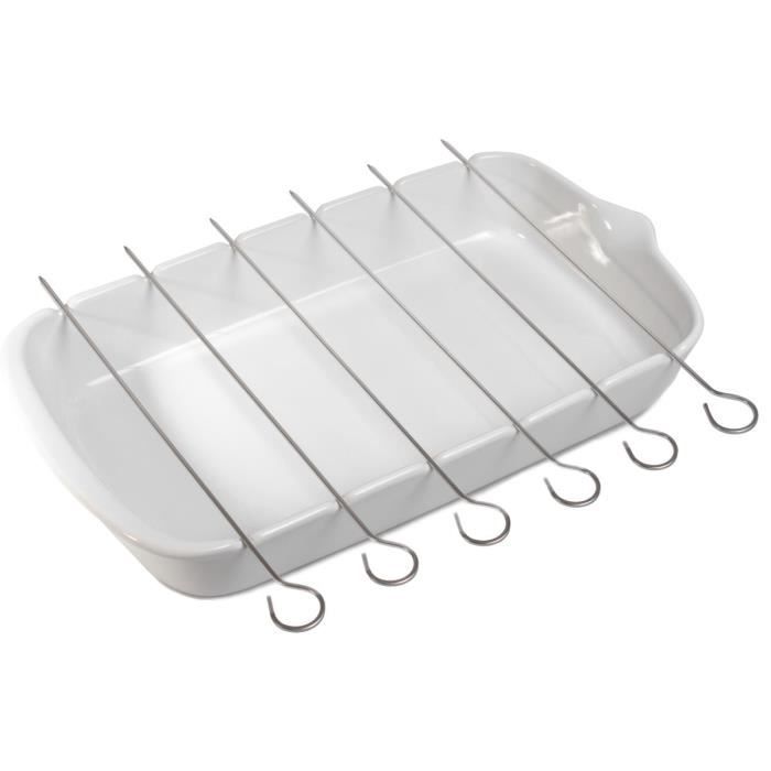 Plat à brochettes avec 6 piques en inox Berndes