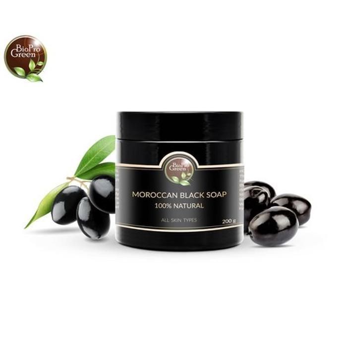 Savon noir - Sbone - Beldi au Citron - 200g - BIO - Sans alcool