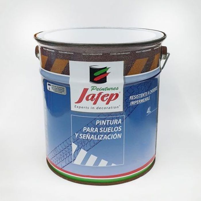 Peinture Blanc Spéciale pour sols à base de résines acryliques 4L+ 1L Dissolvant