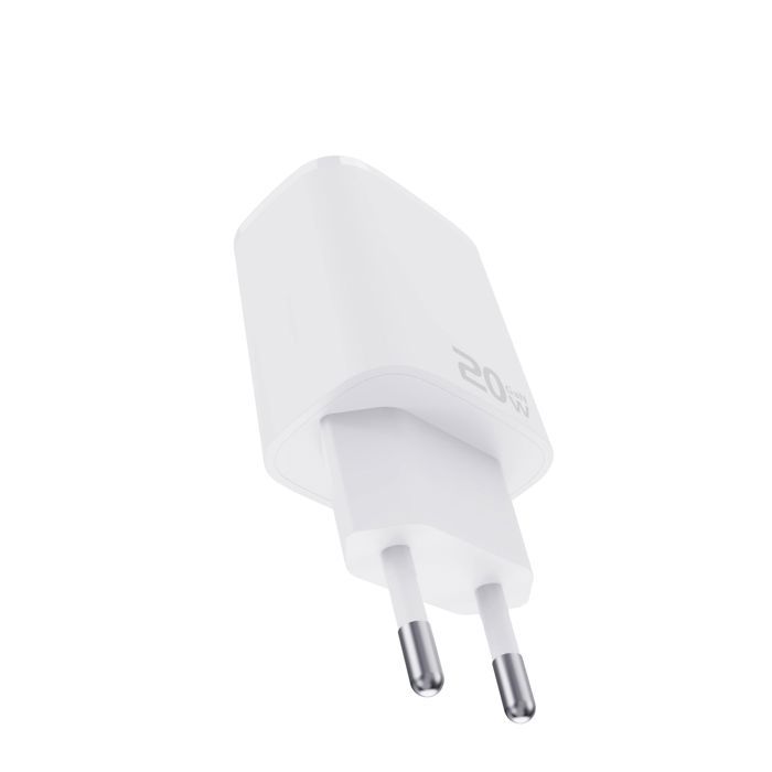 Chargeur - MOI - F05 WHITE - 20W - USB-C Power Delivery - Recharge rapide