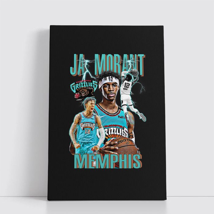Tableau NBA sur Toile – Affiche Murale 25x40 cm avec Équipes et Joueurs Légendaires du Basket 203