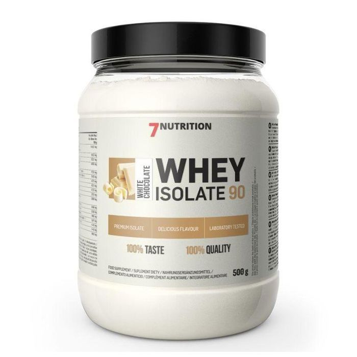 Whey Isolate 90 500 g White Chocolate - Récupération et Performance Avec Une Isolate de Haute Qualité