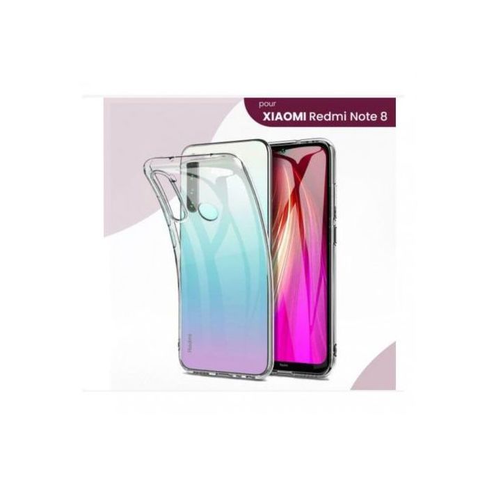 Xiaomi Redmi Note 8 Pochette Transparente Coque Silicone