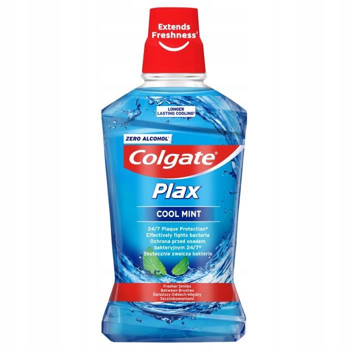 COLGATE PŁYN DO PŁUKANIA JAMY USTNEJ 500ML COOL MINT se traduit en français par "COLGATE RINÇAGE BUCCAL 500ML COOL MINT".
