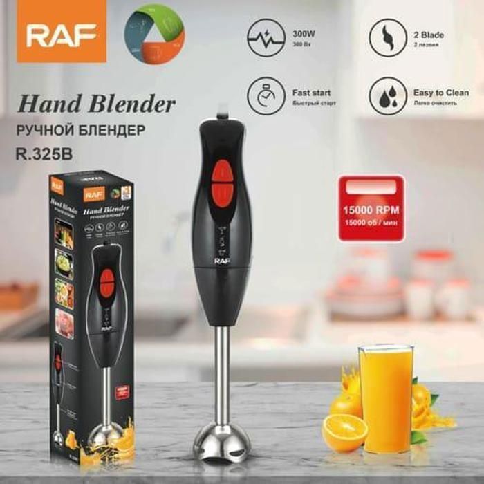 RAF - Mixeur Plongeant avec 2 vitesses RAF/R.325W/300W - Noir
