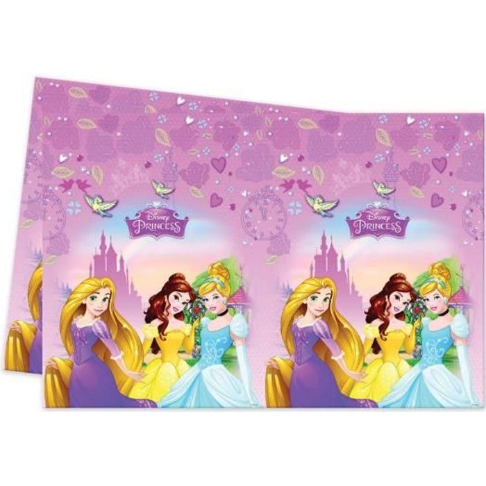 Nappe - DISNEY - Princesses Disney - 120x180 cm - Noir - Synthétique - Rectangulaire
