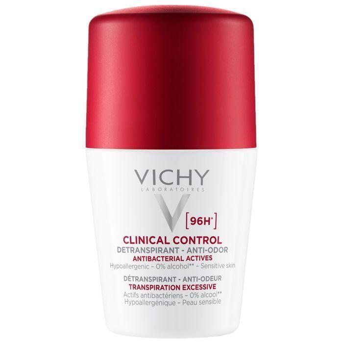 Déodorant - Vichy - Clinical Control - 96H - Hypoallergénique - Tous types de peau