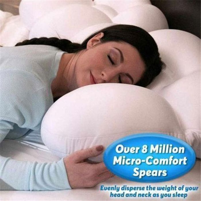 Oreiller - MÉDICAL - Mousse à mémoire de forme - Hypoallergénique - Lavable - Confort medium (Multi-Couleur)