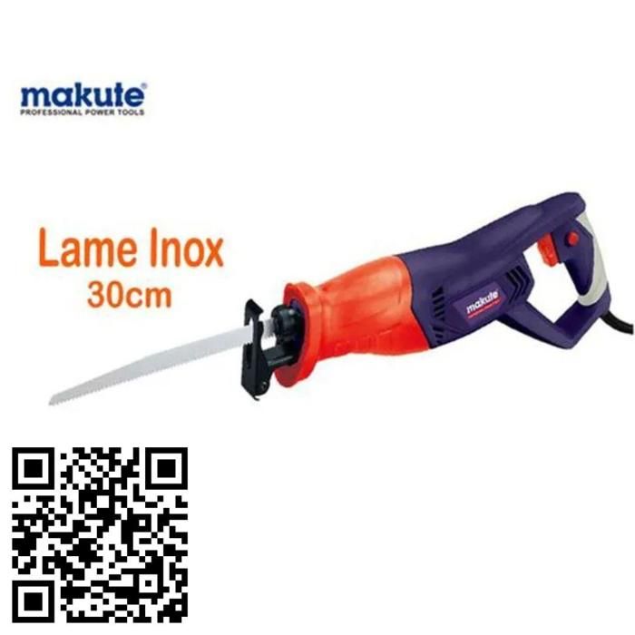 Scie alternative - Makute - 220V - 900W - Acier inoxydable - Anti-vibrations