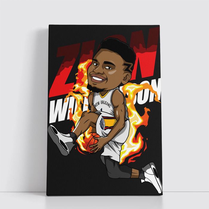 Tableau NBA sur Toile – Affiche Murale 25x40 cm avec Équipes et Joueurs Légendaires du Basket 341