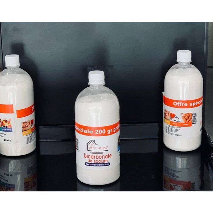 Bicarbonate de soude muliusage alimentaire et hygiène 1kg