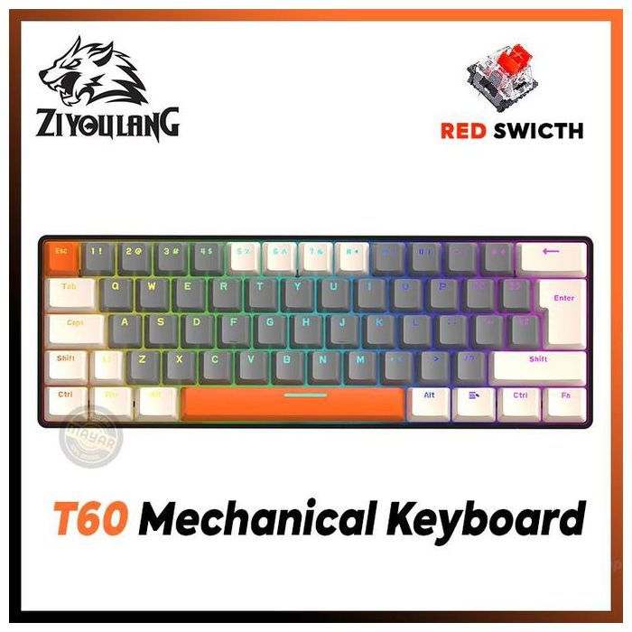ZIYOULANG T60 RGB - clavier mécanique