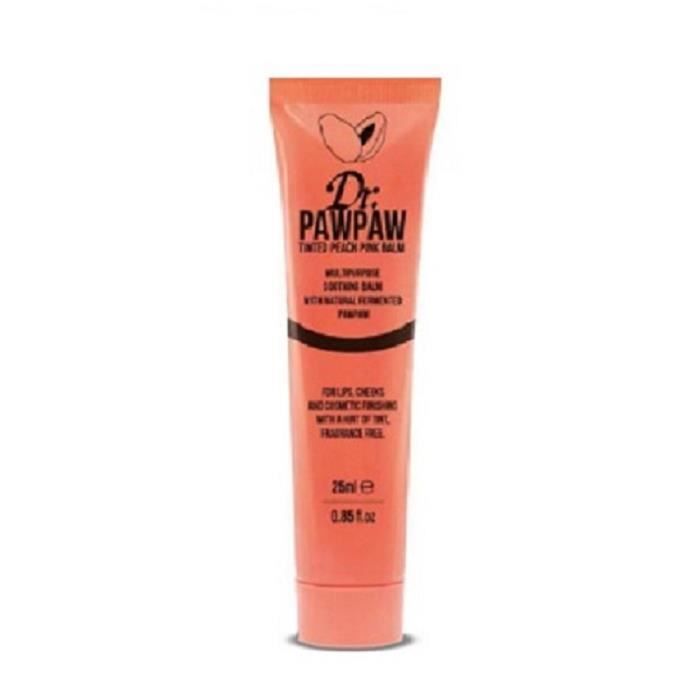 Dr Pawpaw Baume Lèvres et Pomettes Teint Pêche 25ml