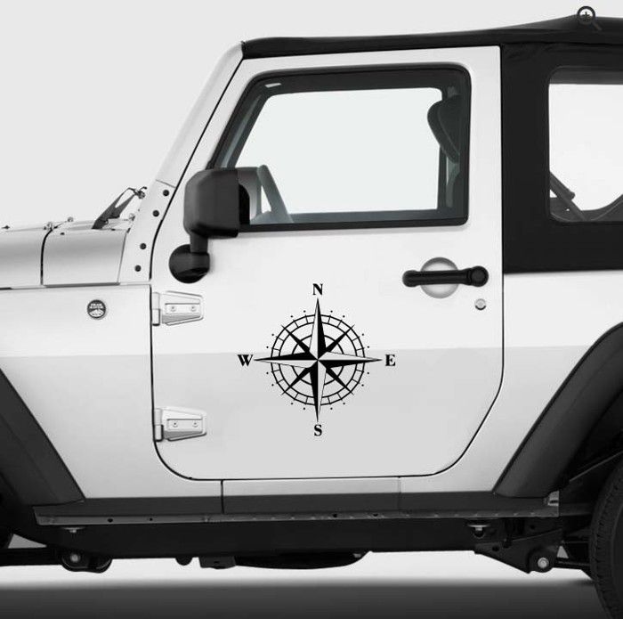 Sticker Jeep boussole