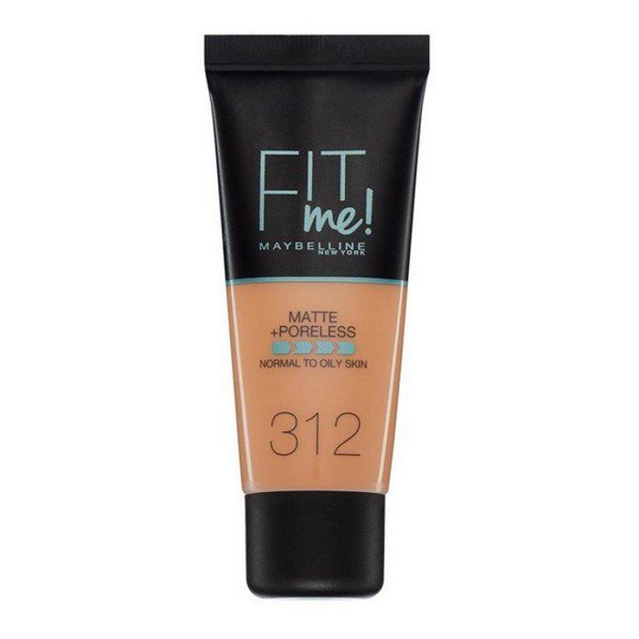 Fond de teint - Maybelline - FIT ME MATTE - Teinte 312 - Fini mat - Non comédogène