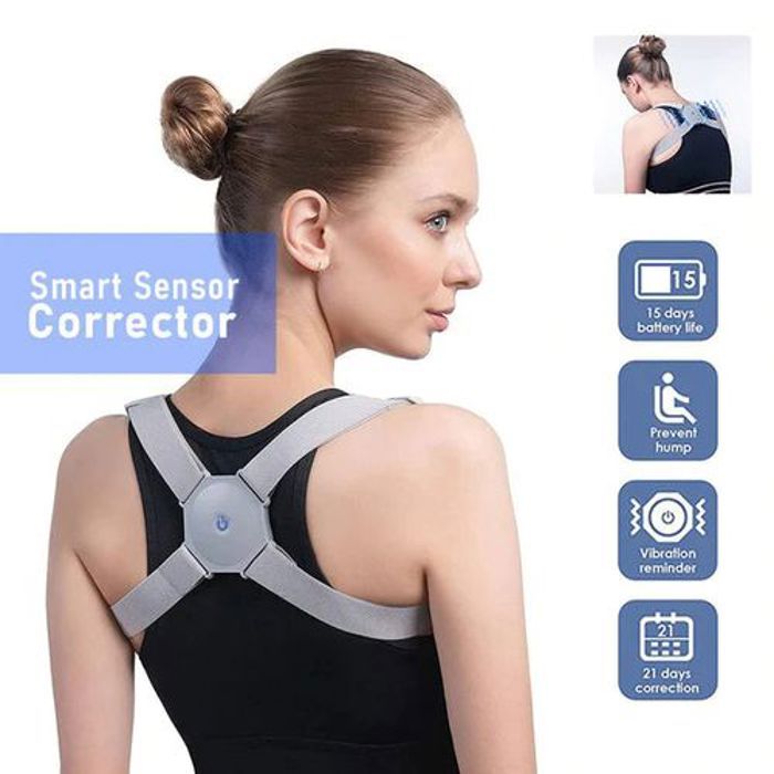 Correcteur de Posture - Intelligent - Soulagement Douleurs - Design Ajustable - Rappel Vibration