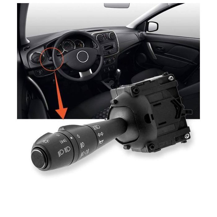 Commodo de direction Dacia 8201167988 255405056R commande au volant
