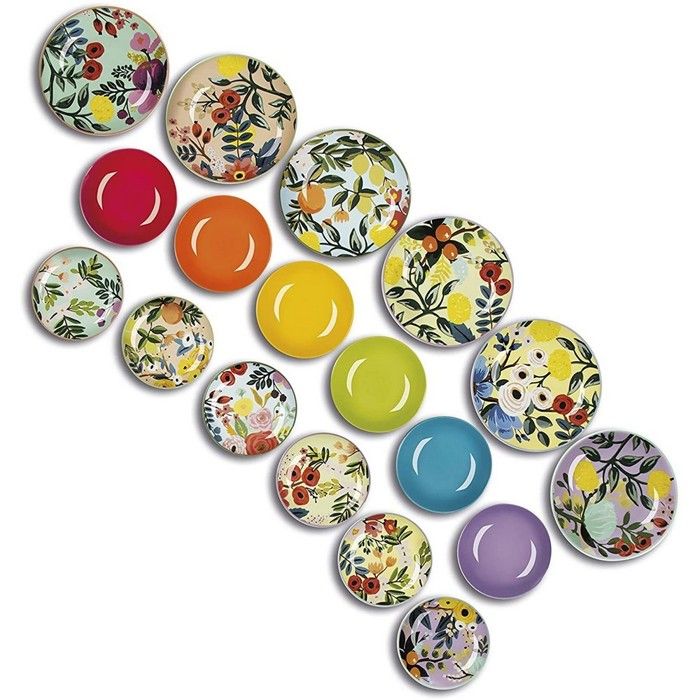 Ensemble dinner 18 pcs « Fiori Frida » R-64913