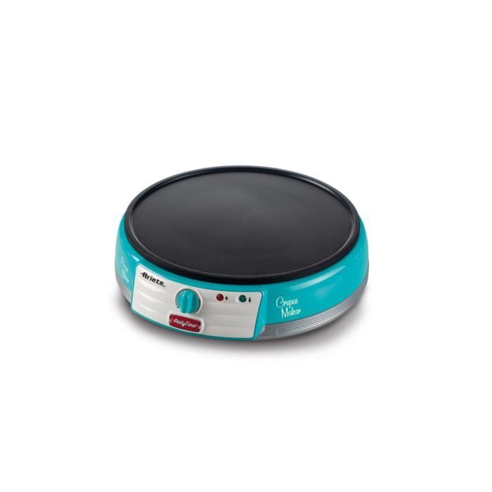 Crêpière électrique - ARIETE - 202 - Bleu - Antiadhésif - 1000 Watt