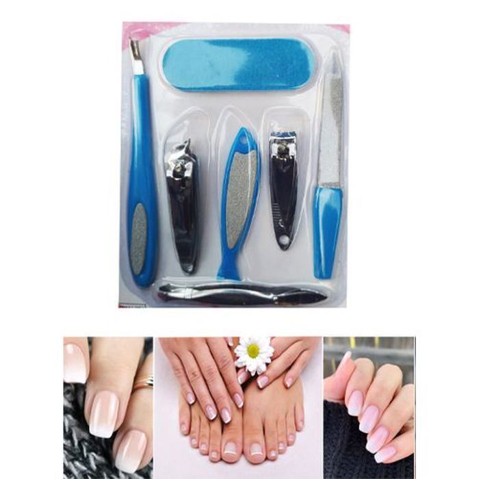 Ensemble manucure pédicure 7pcs, outils de beauté,Kit de manucure et pédicure