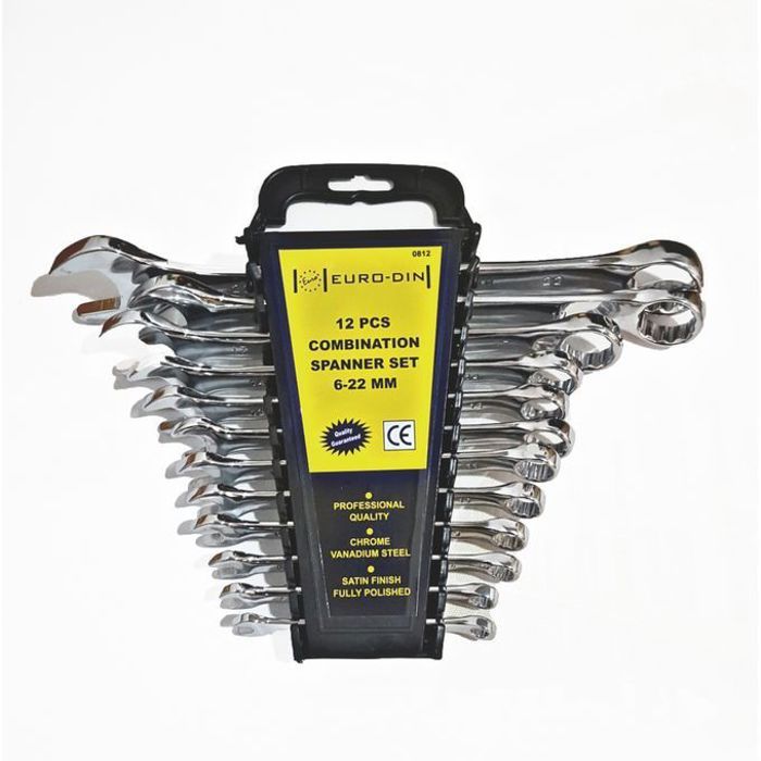 Jeu de clés mixtes 6-22mm 12pcs pour réparation et outils à main