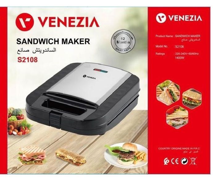 VENEZIA - Panini presse sandwich - 1400W