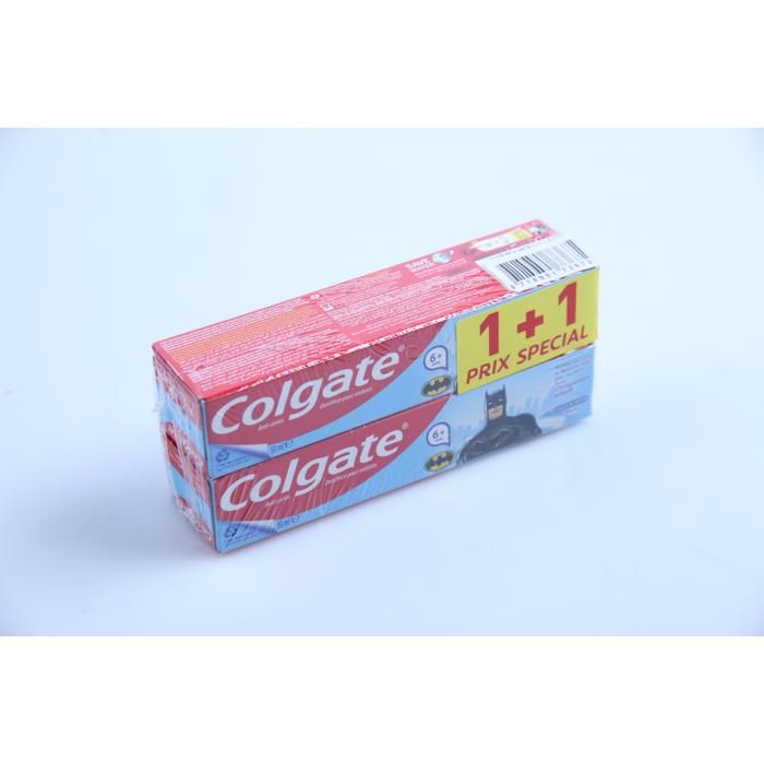 Dentifrice enfant - COLGATE - Batman - Pack de 2 - 50 ml - Goût agréable