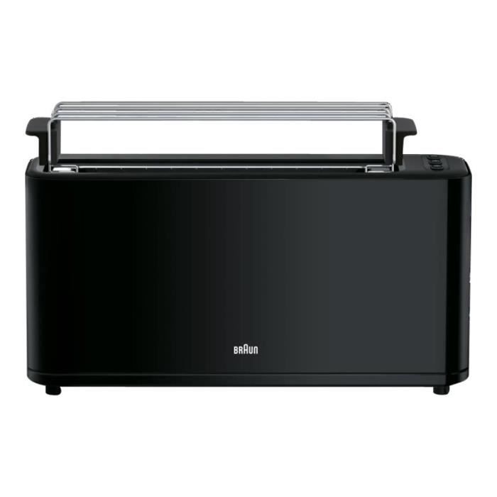 Grille-pain 1 Emplacement Braun PurEase HT3110BK noir - Fonction de dégivrage