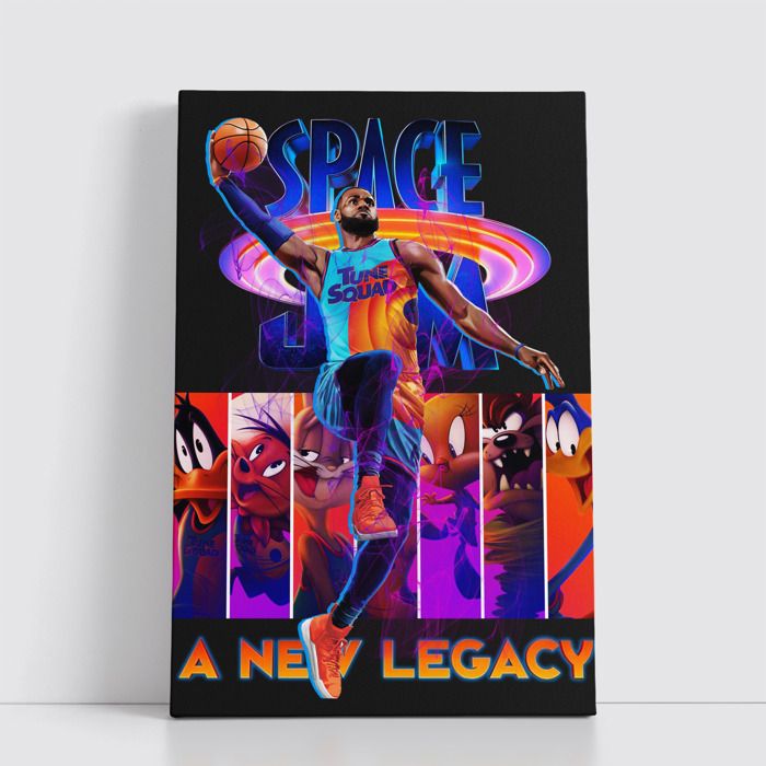 Tableau NBA sur Toile – Affiche Murale 25x40 cm avec Équipes et Joueurs Légendaires du Basket 196