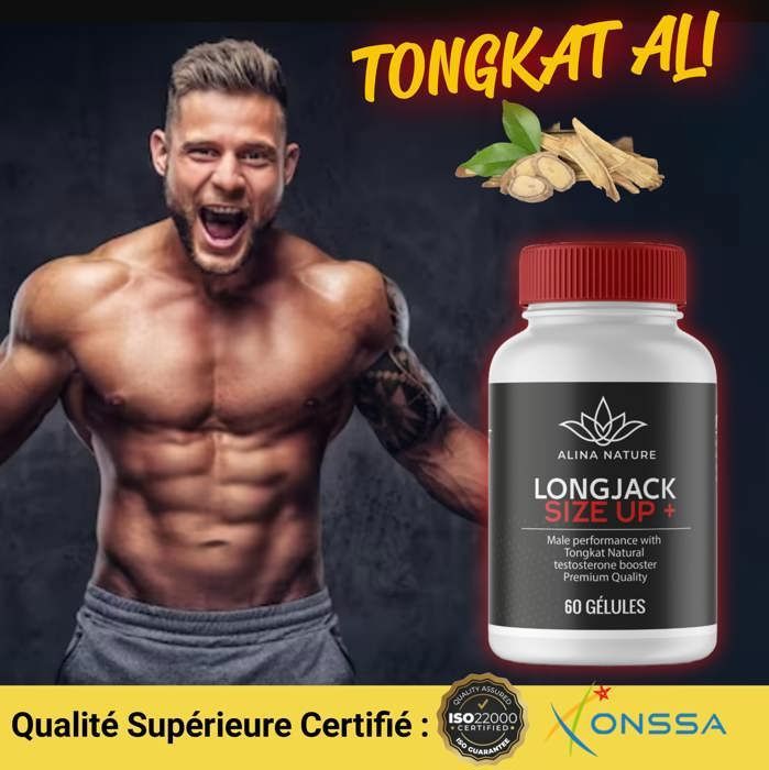 Long Jack ( Tongkat Ali ) + L'Arginine - 60 Gélules