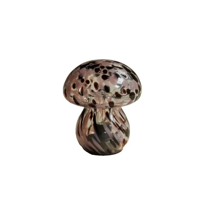 MEDUSE LAMP LED EN VERRE  MOUCHTE 13.5x13.5x19cm
