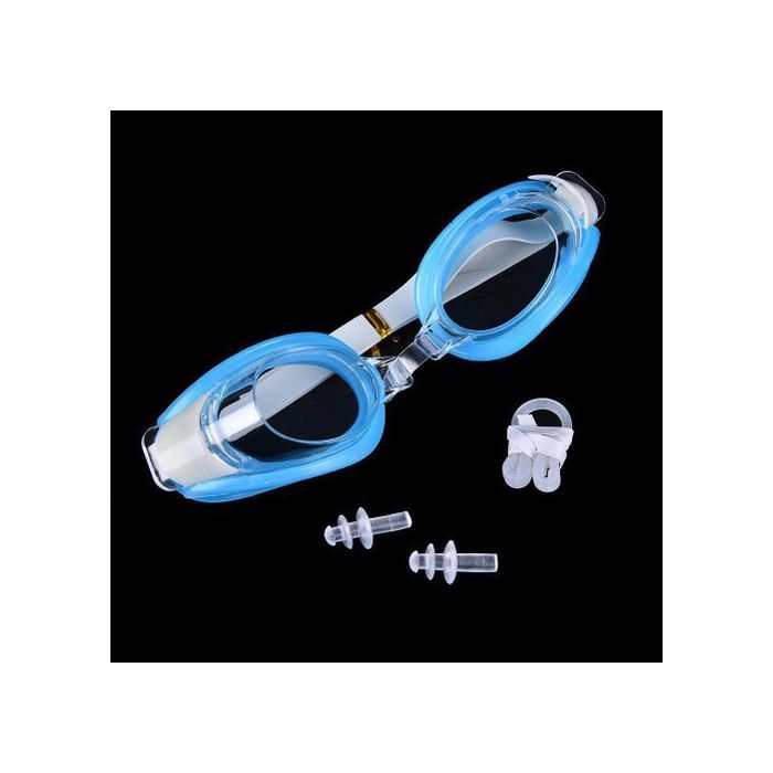Lunettes de natation + pince-nez et bouchons d'oreille