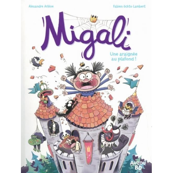 Livre - Migali - Tome 2 - Une araignée au plafond - Collection Migali - Auteur Migali