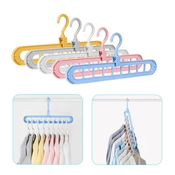 Cintre - GENERIC - Beige - Plastique de haute qualité - Gain de place - Multi-cintres