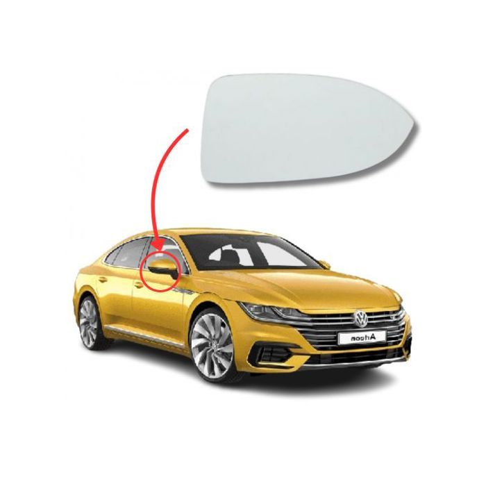 Verre Retroviseur droit Volkswagen Arteon