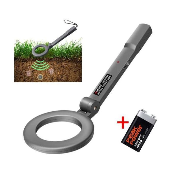 Détecteur de métaux - GENERIC - Haute sensibilité - Détection 360° - Alarme sonore et vibration - LED intégrée