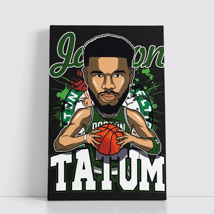 Tableau NBA sur Toile – Affiche Murale 25x40 cm avec Équipes et Joueurs Légendaires du Basket 334